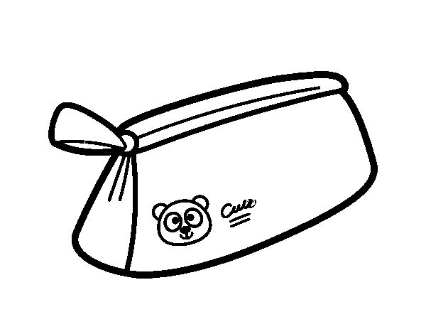 Pencil Case PNG Black And White - 160882