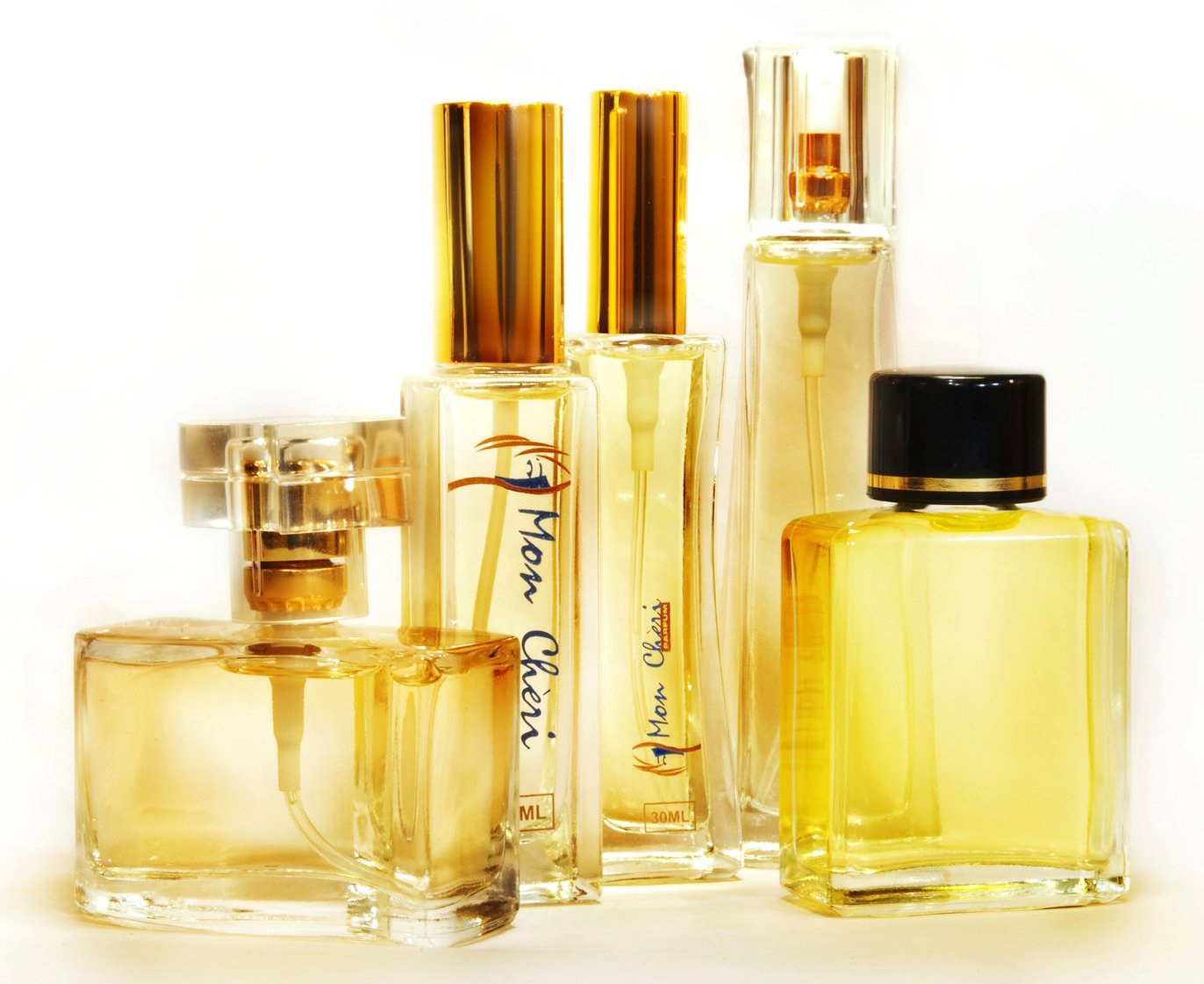 Perfume Bottles PNG 210x178 -