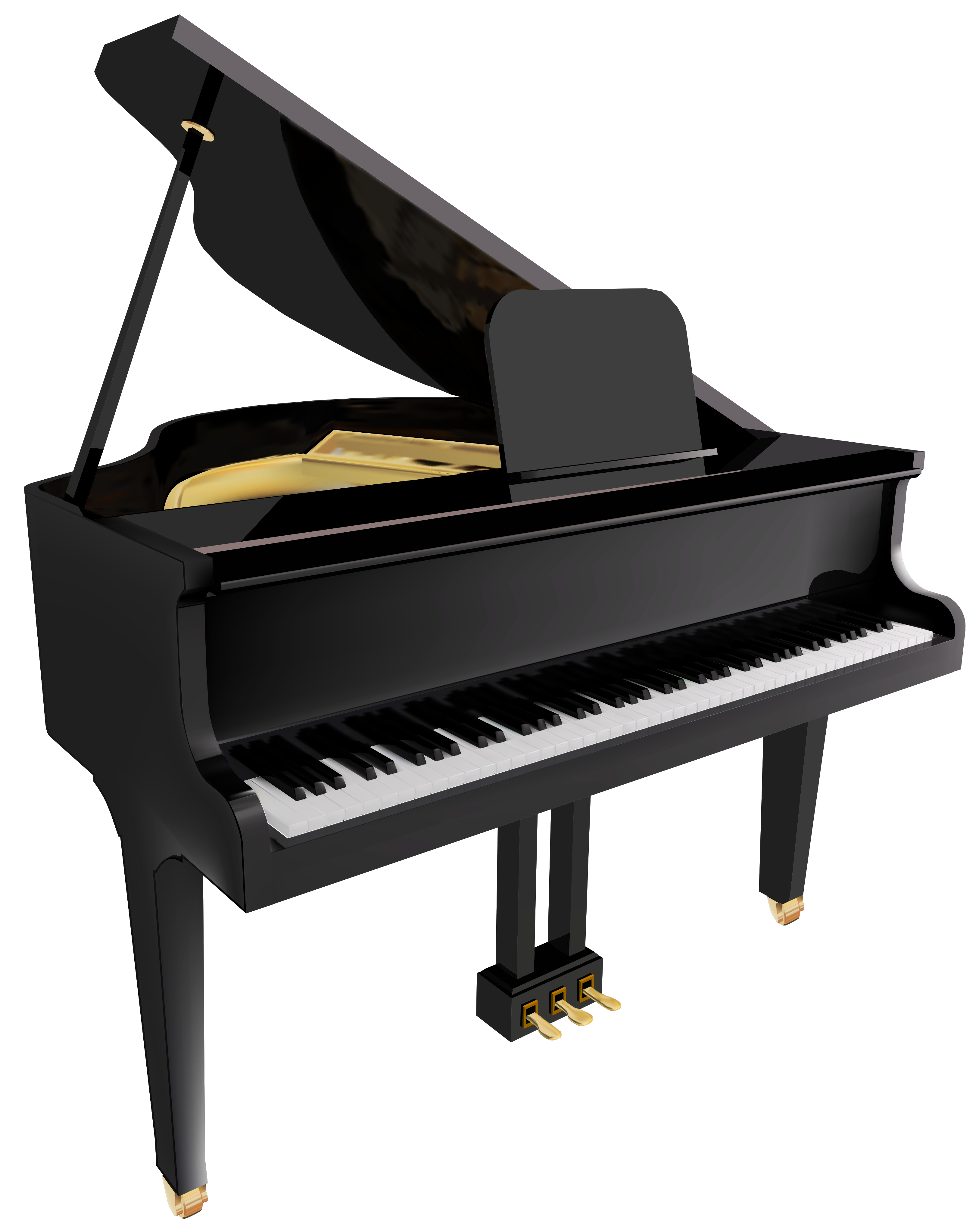 Wavy Piano Keys Clipart | Cli