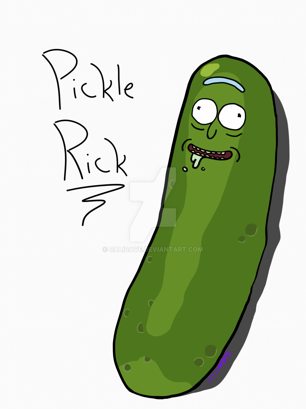 Pickle Rick by CaliDave Pickl
