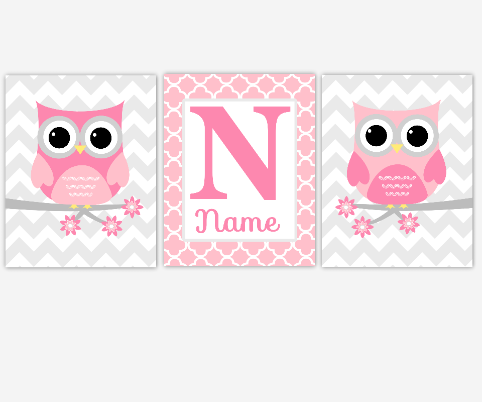 Pink And Gray Owl PNG - 167771