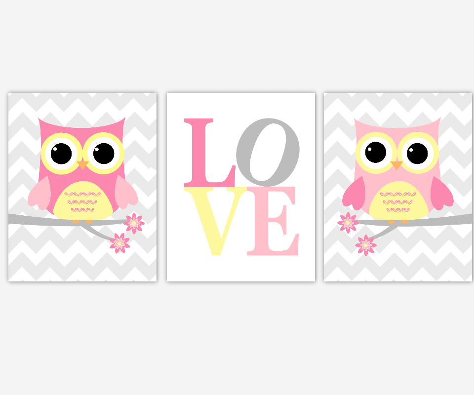 Pink And Gray Owl PNG - 167778