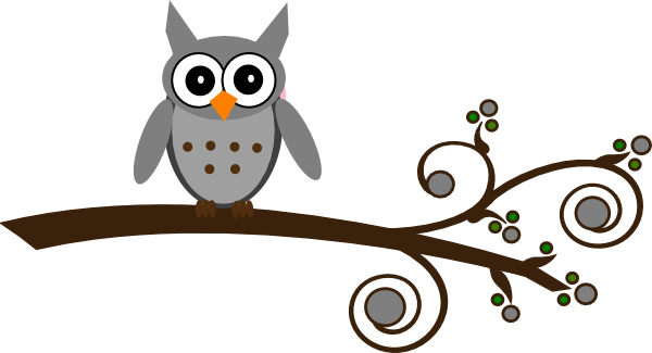 Pink And Gray Owl PNG - 167788