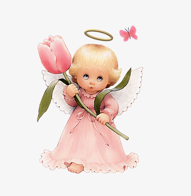 Pink Angel PNG - 168705