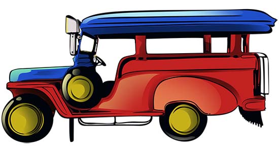 Philippine Jeepney cartoon ve