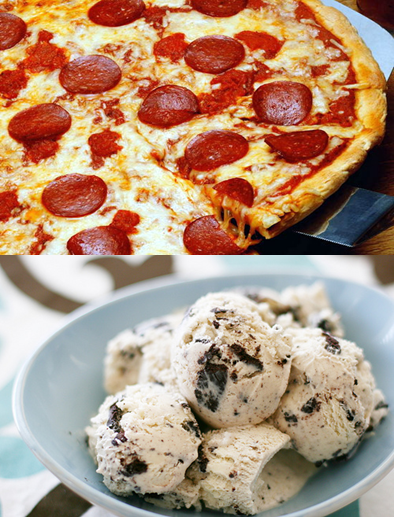 Pizza And Ice Cream PNG - 160810