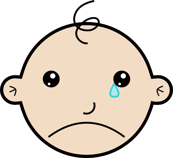 Płaczące dziecko kreskówki