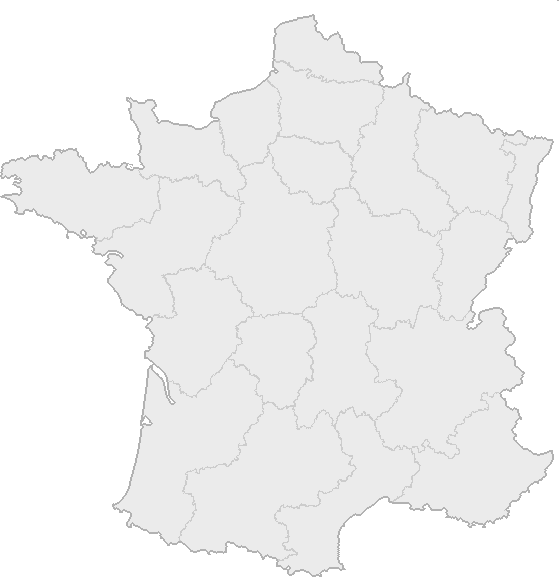 Map of France vector illustra