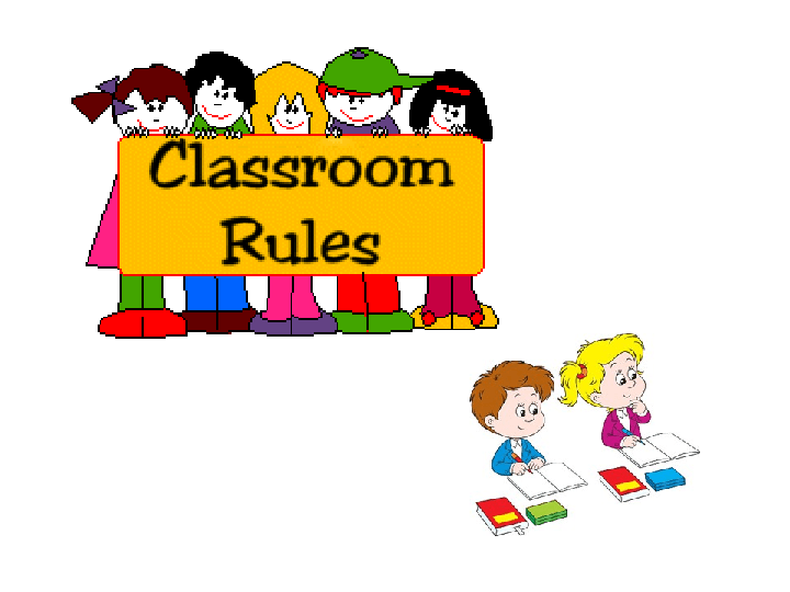 PNG Classroom Rules - 141499