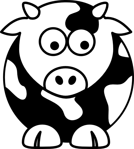 PNG Cow Black And White - 133599