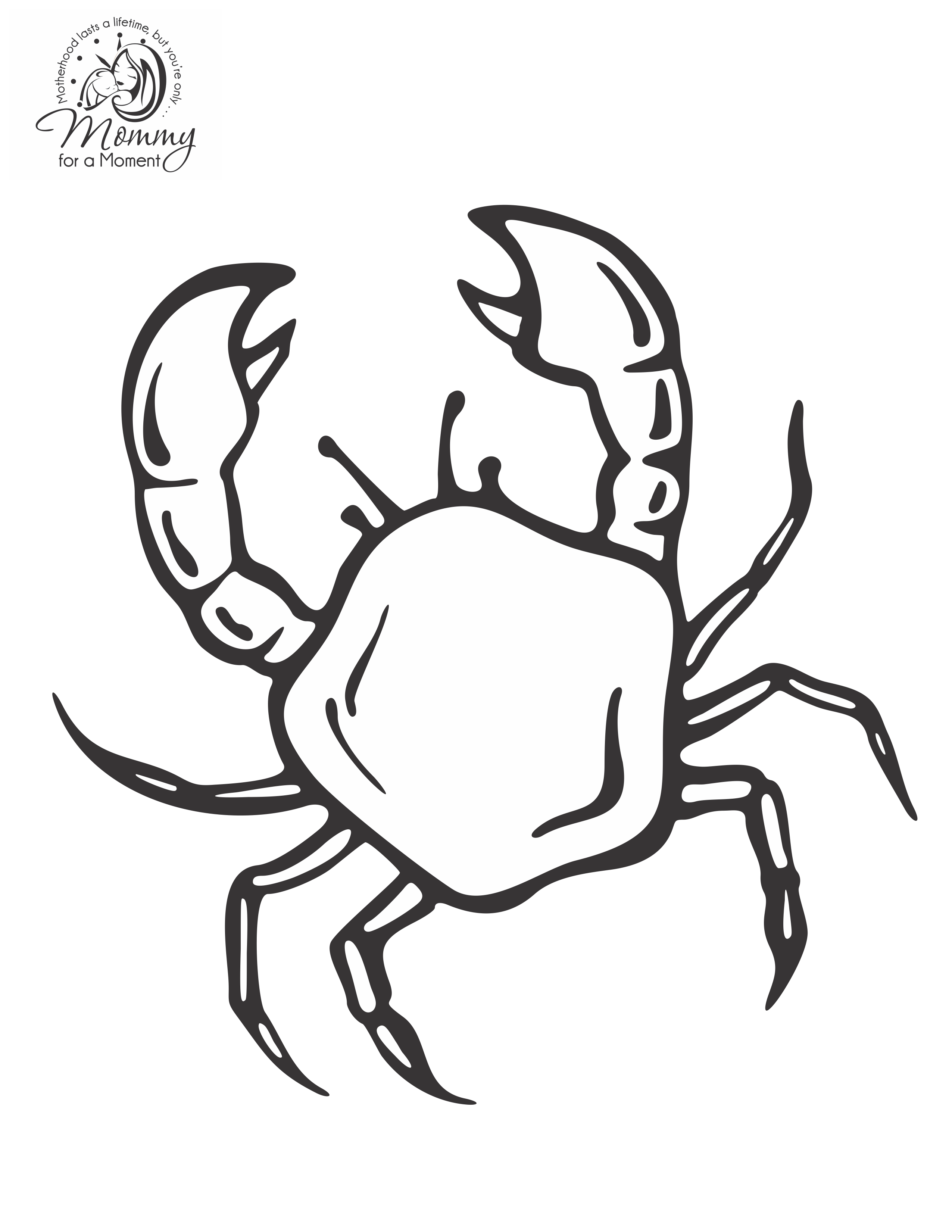 PNG Crab Black And White - 133463
