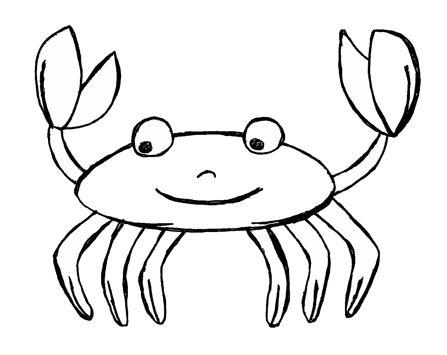 PNG Crab Black And White - 133455