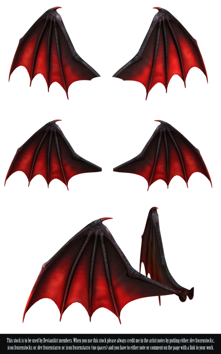 RESTRICTED - Demon Wings PNG 