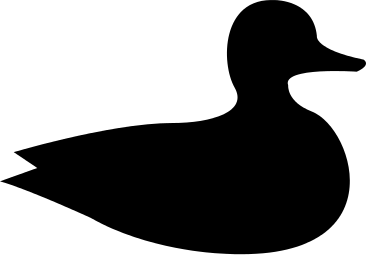 PNG Duck Black And White - 142213