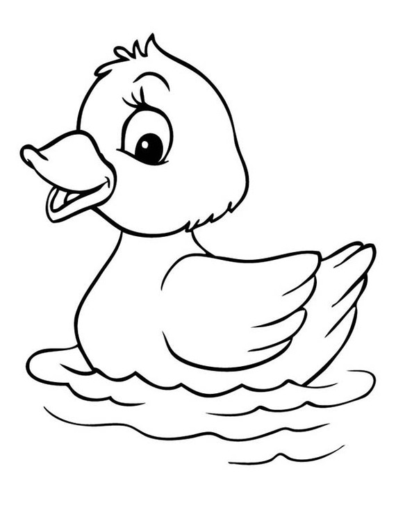 PNG Duck Black And White - 142207