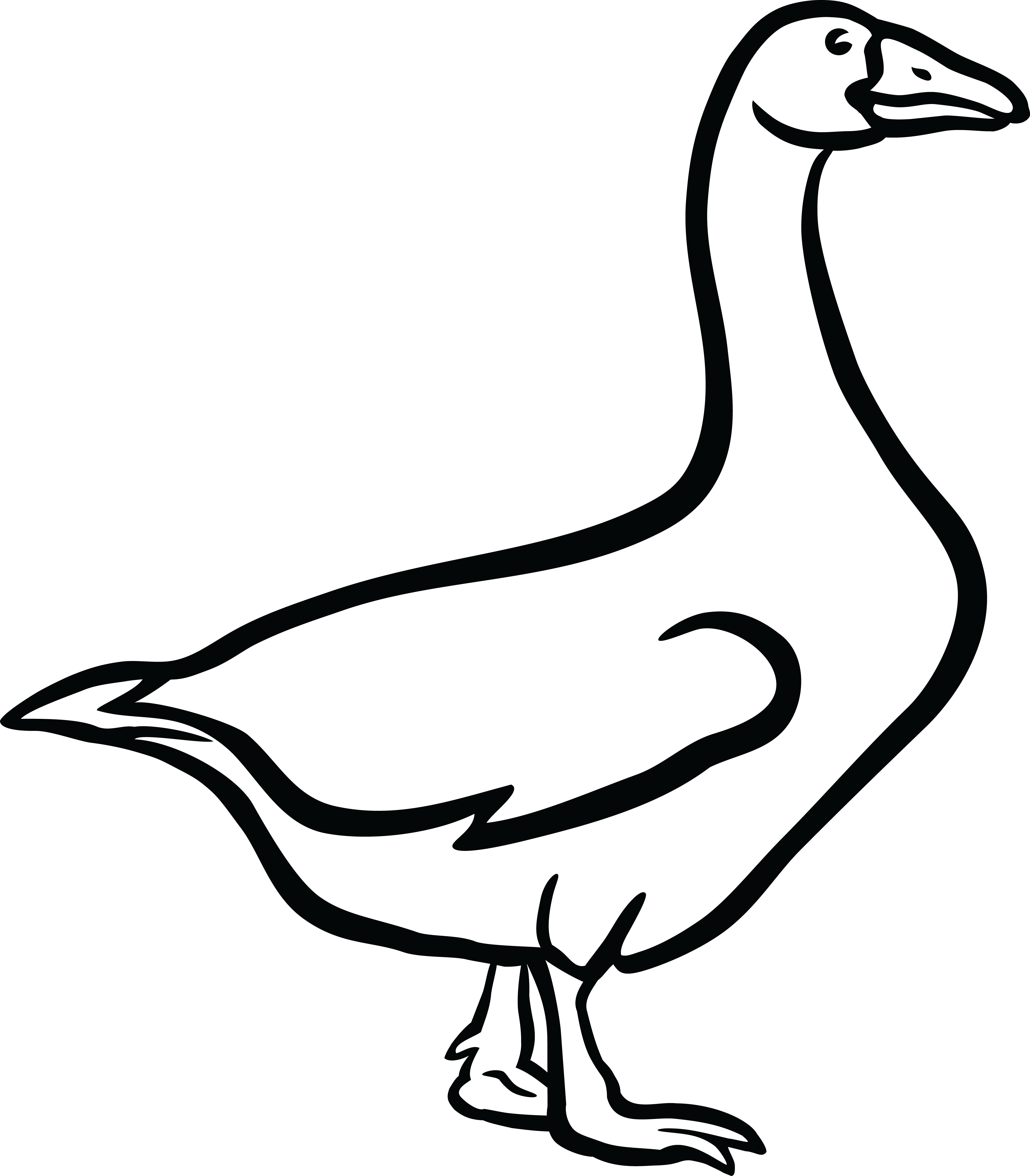 Black u0026 White Duck Clip A