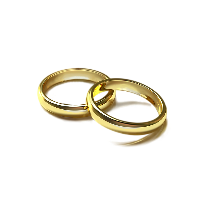 Ringe, Hochzeit, Gold, Heirat