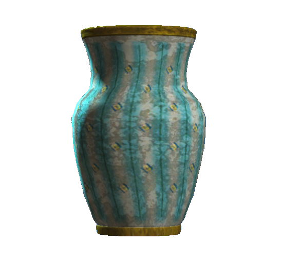 File:Empty floral flared vase