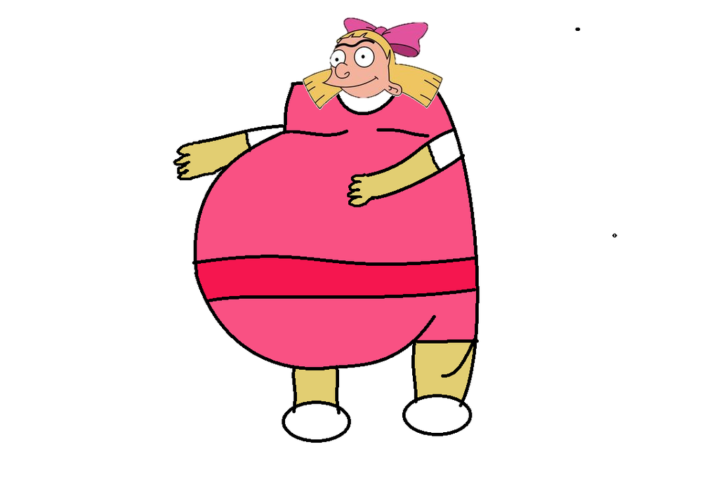 Helga is really a fat lady by
