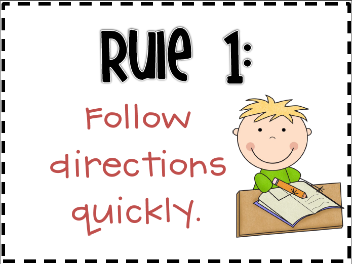 follow directions clipart