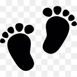 cute little baby footprints, 
