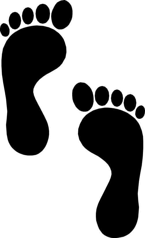 foot reprint pair footprint s