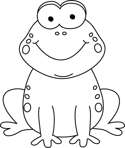 PNG Frog Black And White - 137743
