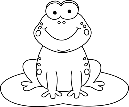 PNG Frog Black And White - 137746