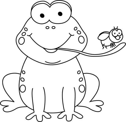 PNG Frog Black And White - 137748