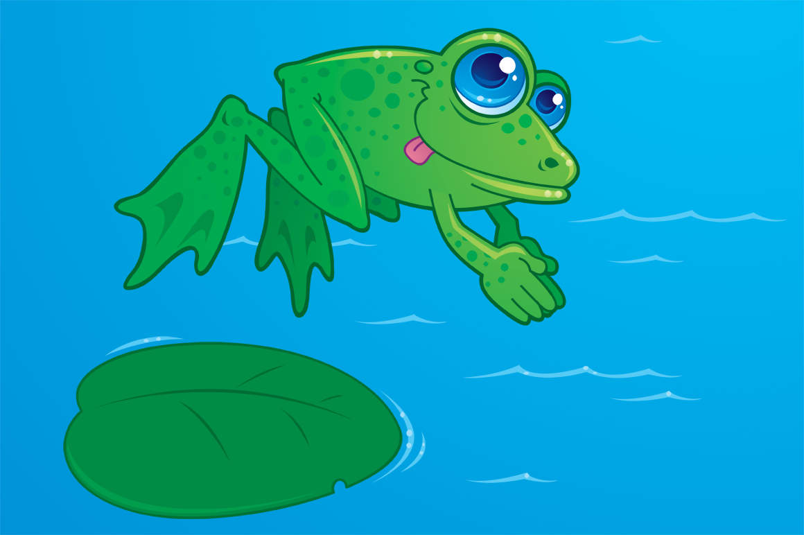 PNG Frog On Lily Pad - 156694