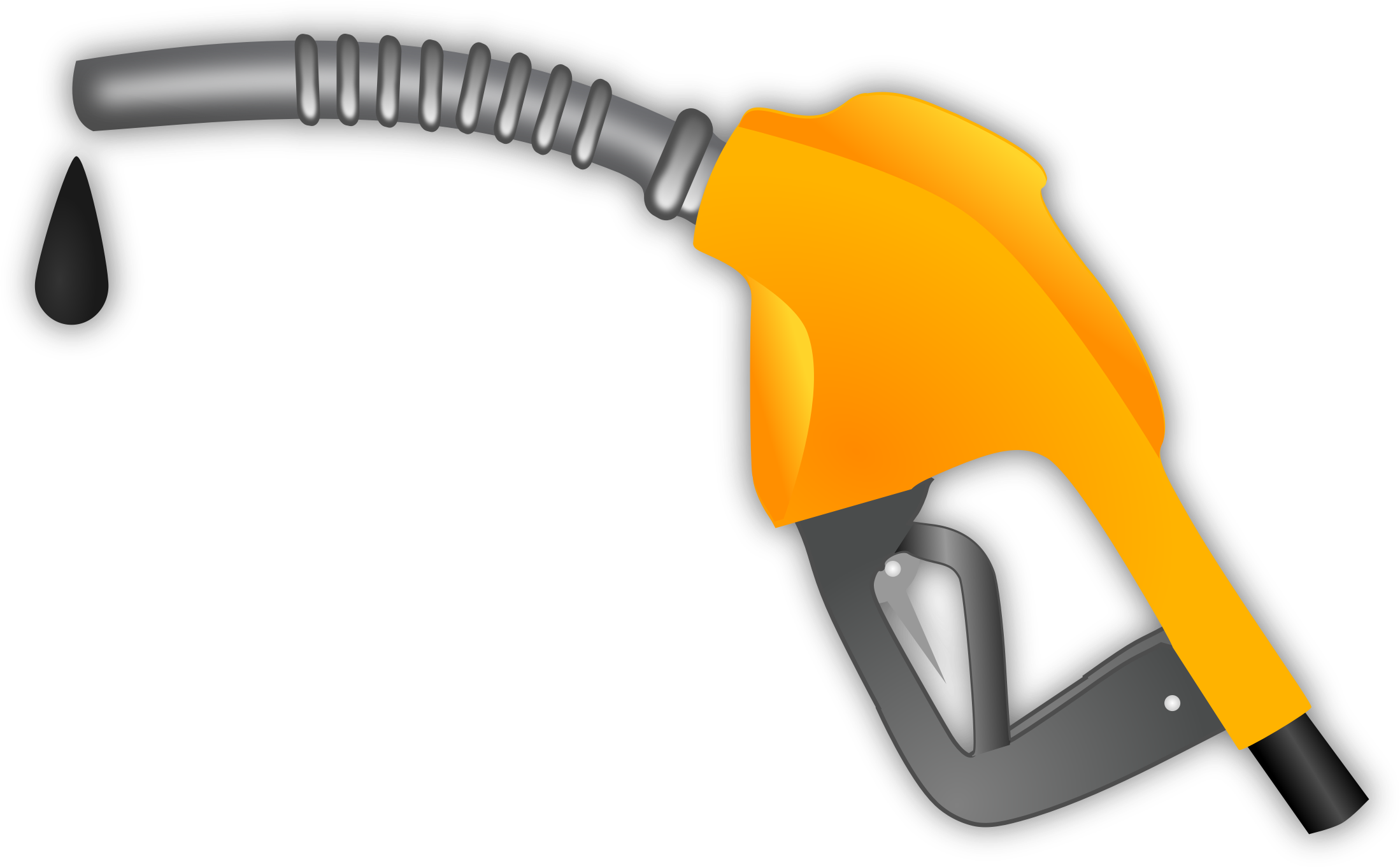 Black gas pump icon