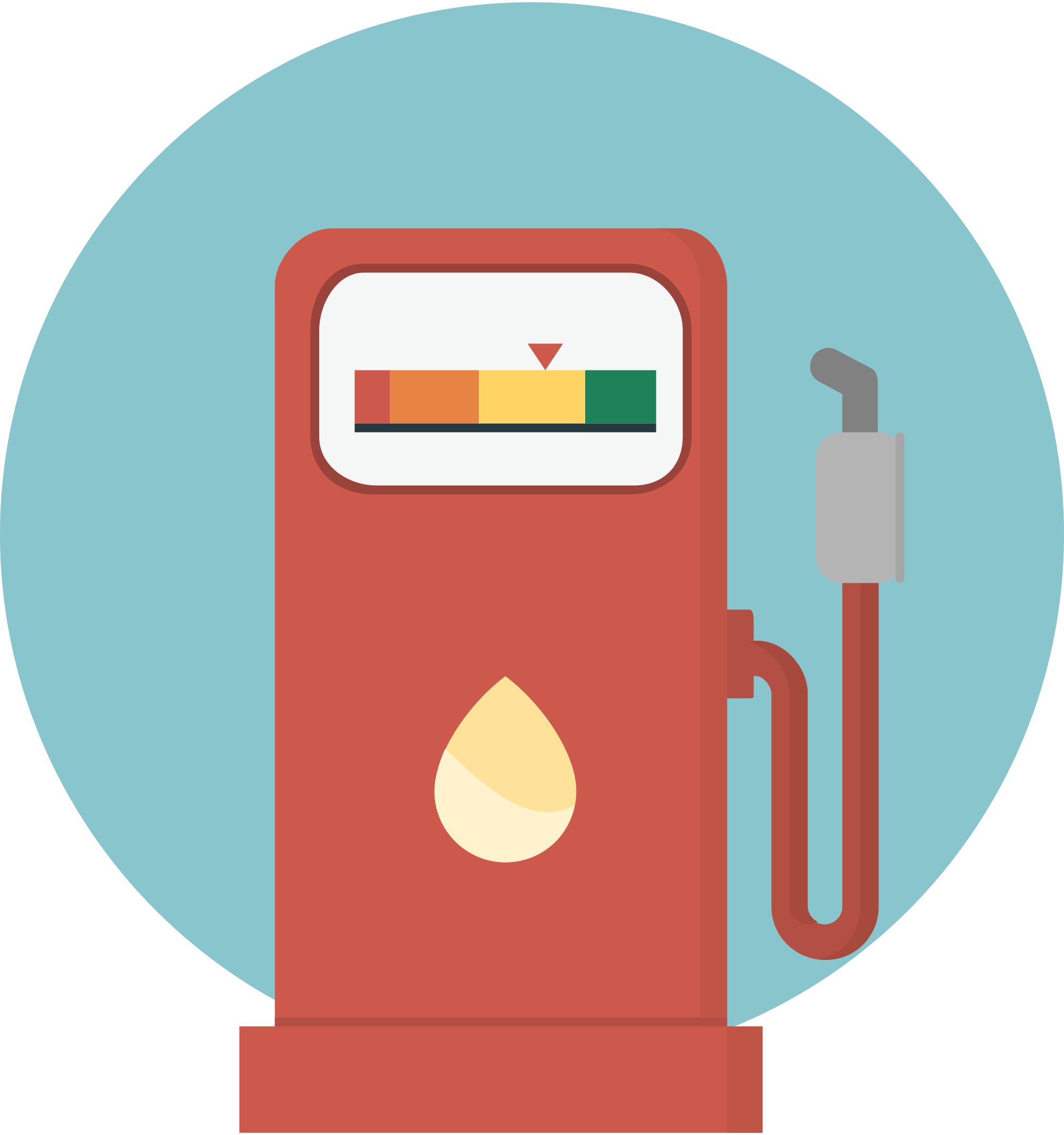 gas pump handle - /transporta