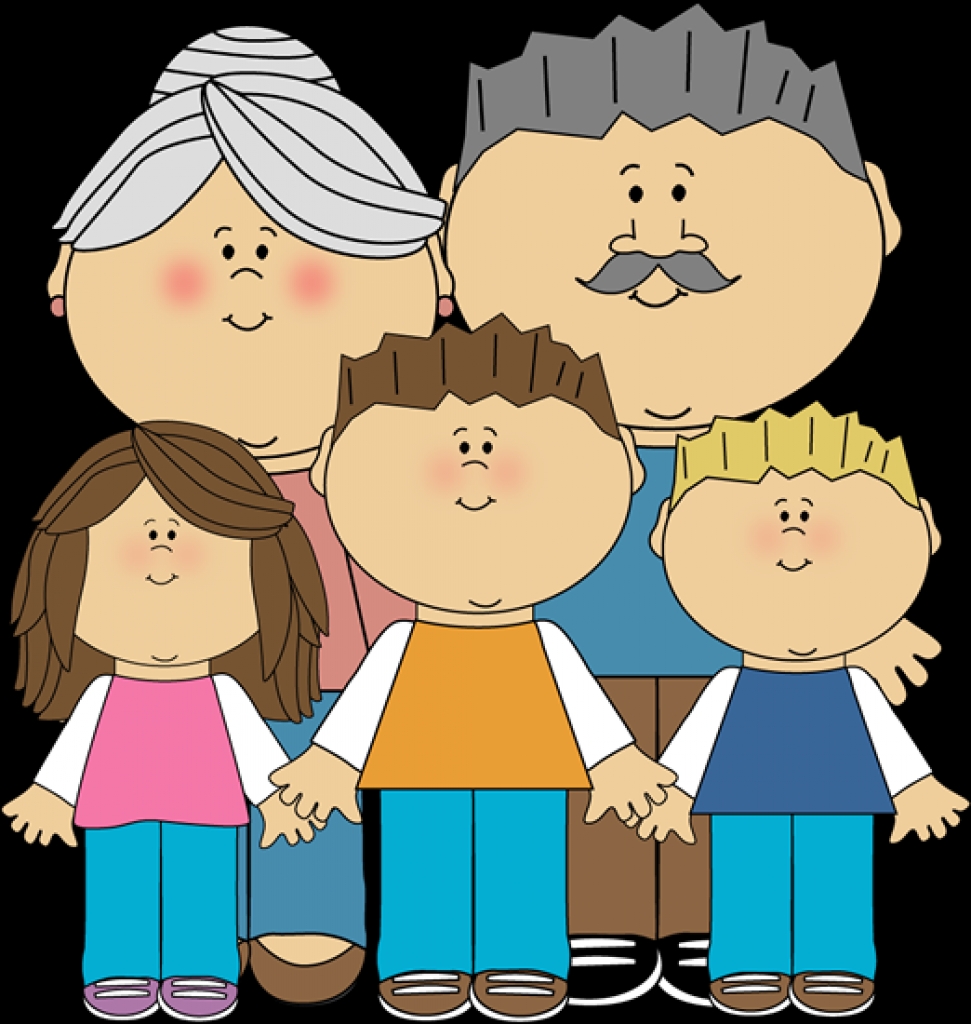 PNG Grandparents With Grandchildren - 50890