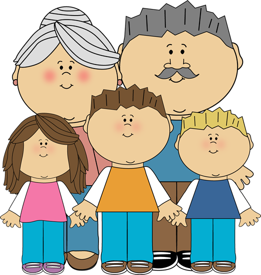 PNG Grandparents With Grandchildren - 50889