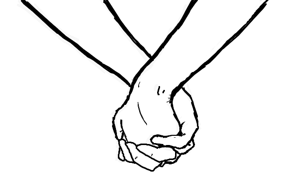 Drawing Holding Hands