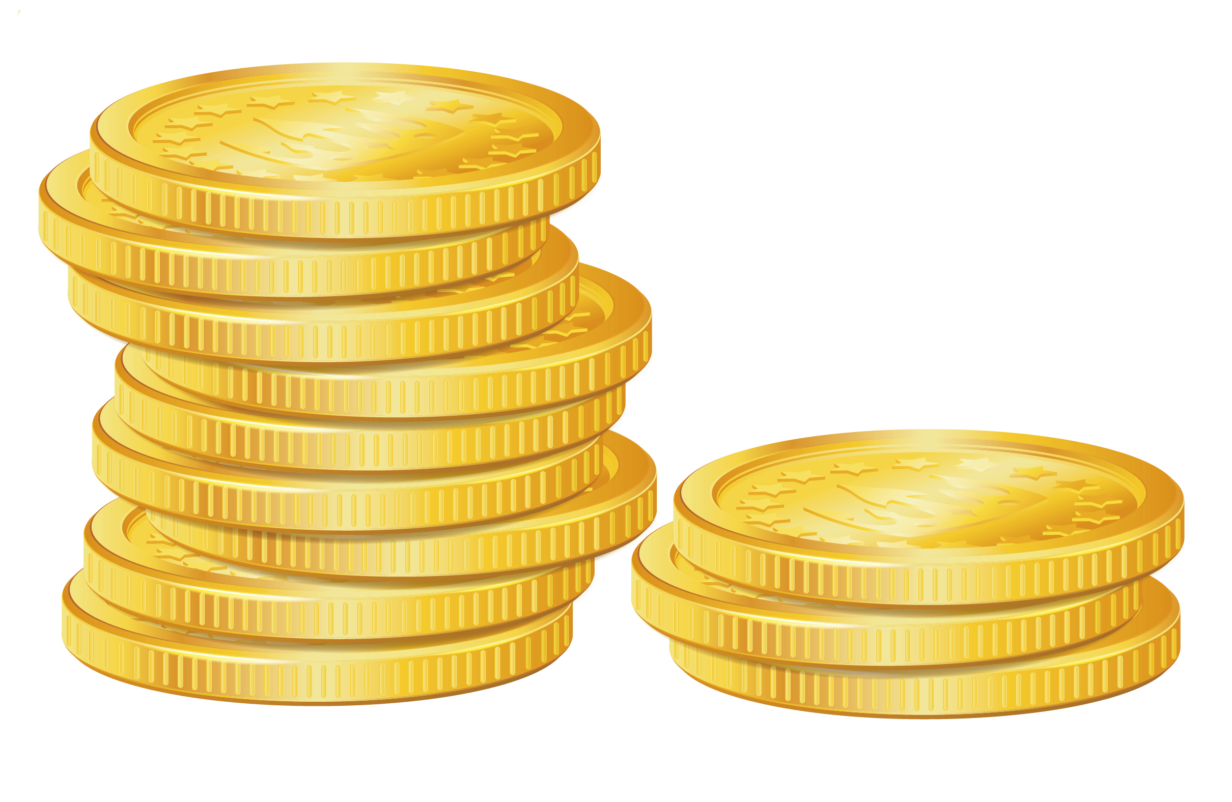 Coin Stack PNG HD
