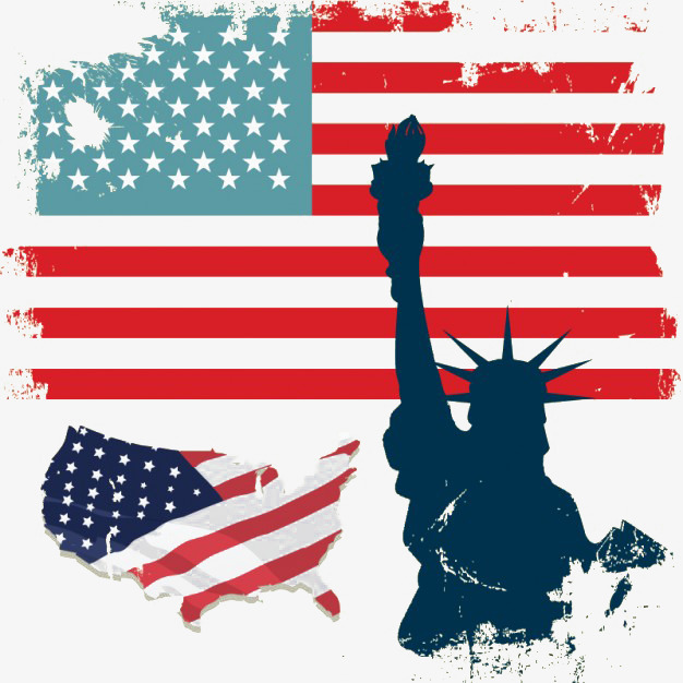 American flag design, Sketch,