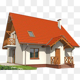 farm house 3d model low-poly 