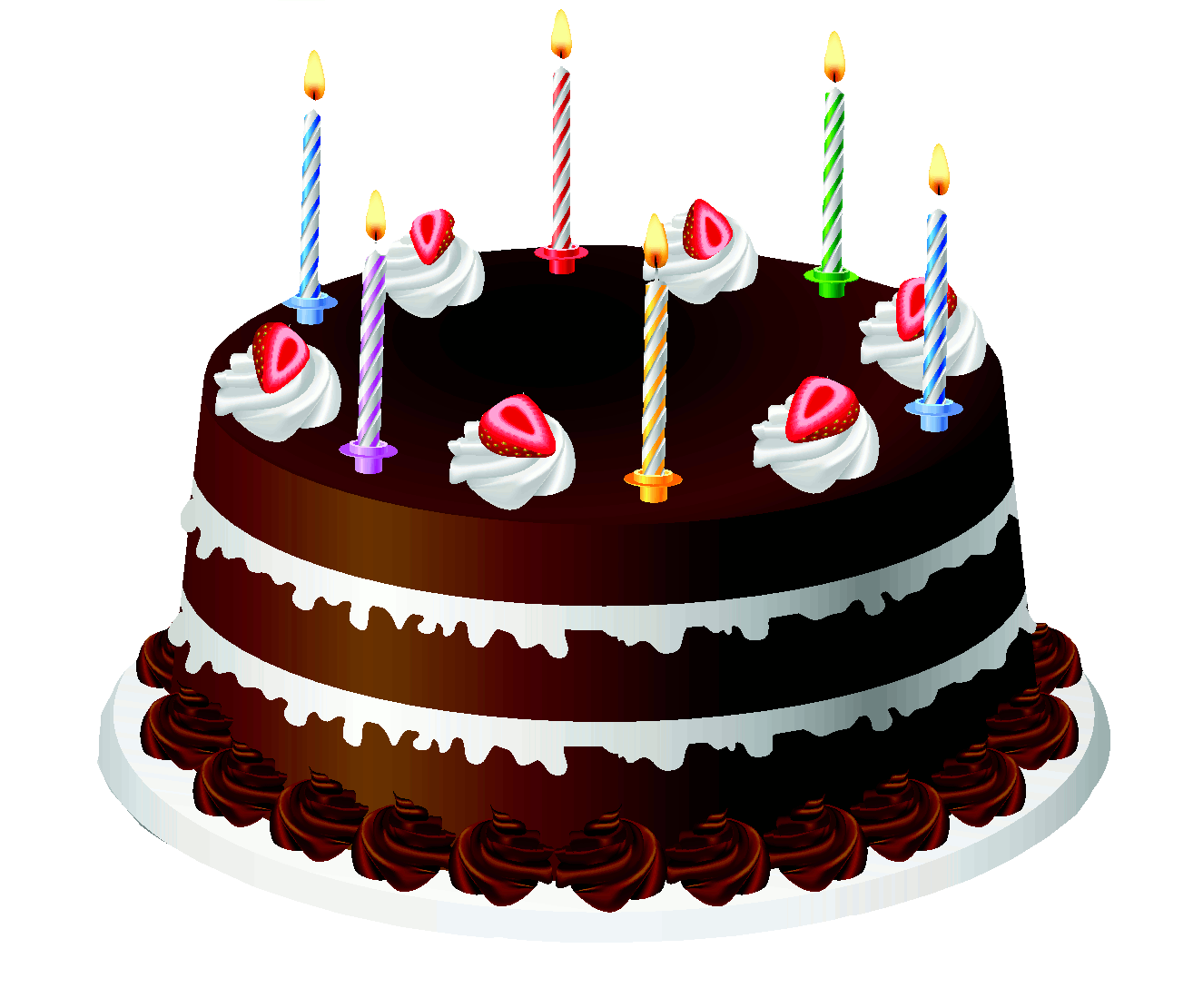 PNG HD Of A Birthday Cake - 128383
