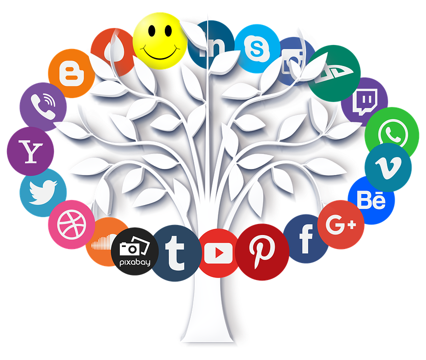 Online, Internet, Icon, Tree,