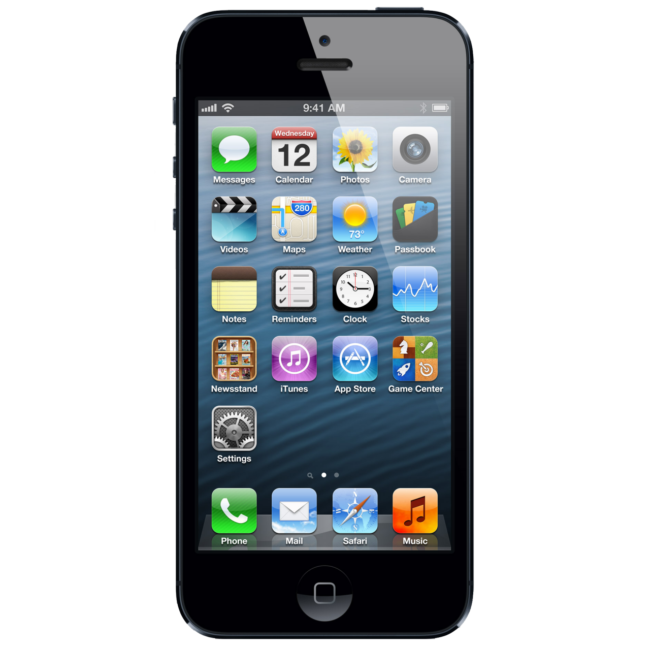 iPhone 5 concept black white