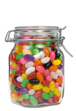 Jelly Beans Gift Jars