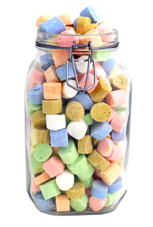 sweets in jar