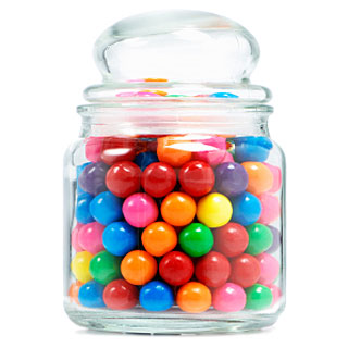 sweets in jar