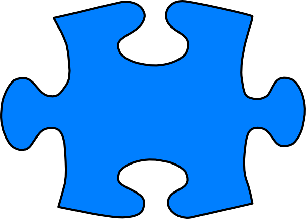 Jigsaw Puzzle 4 Pieces SVG Cl