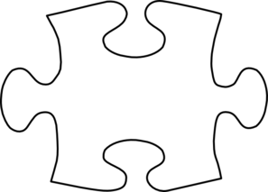 Jigsaw White Puzzle Piece Lar