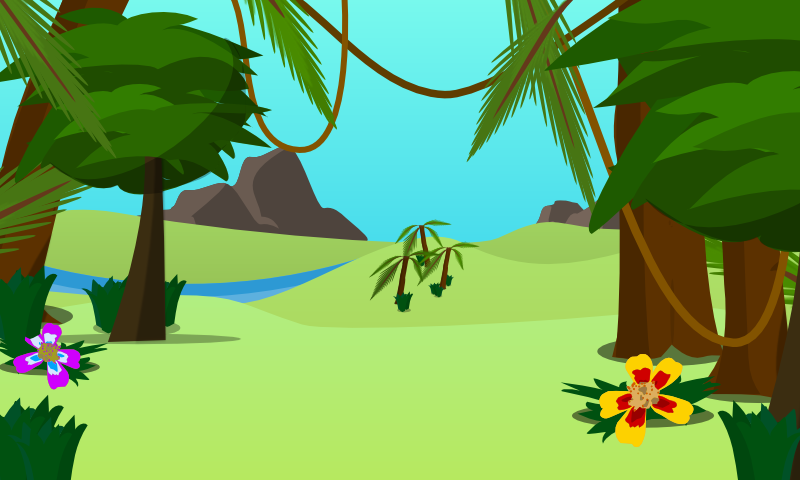 Jungle Scene Background