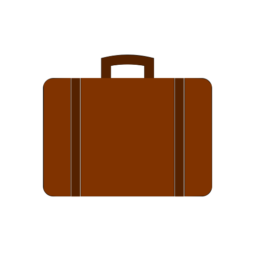Koffer,mit,weiß,details. PNG