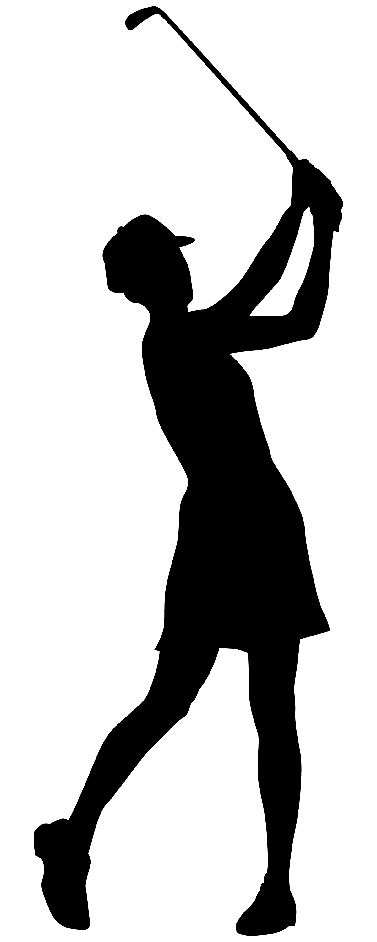 Female Golfer Silhouette Clip Art Golf Golfer Silhoue - vrogue.co