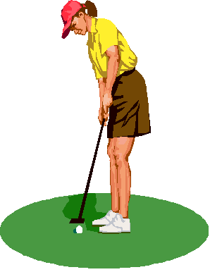 PNG Lady Golfer - 88091